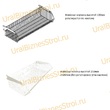 Торговый стеллаж с корзиной 1950*500*900 - uralbiznesstroi.ru – Краснодар