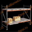 Стеллаж с выкатными платформами  2000*2700*1050 2 яруса 6 платформ - uralbiznesstroi.ru – Краснодар
