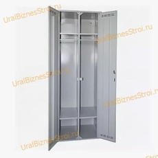 Шкаф гардеробный двухсекционный (Две двери) 1850*500*500 S-0,5мм - uralbiznesstroi.ru – Краснодар