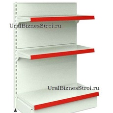 Торговый пристенный стеллаж 1450*400*600 3 полки - uralbiznesstroi.ru – Краснодар