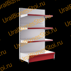 Торговый пристенный стеллаж 1950*500*900 4 полки - uralbiznesstroi.ru – Краснодар