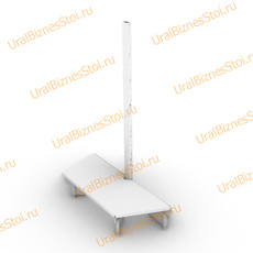 Торговые торцевые стеллажи 2350*400 1 полка - uralbiznesstroi.ru – Краснодар
