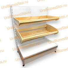 Торговый стеллаж для хлеба 1450*500*600 3 полки - uralbiznesstroi.ru – Краснодар