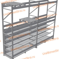 Стеллаж Cash & Carry 4000*3600*1050 - uralbiznesstroi.ru – Краснодар