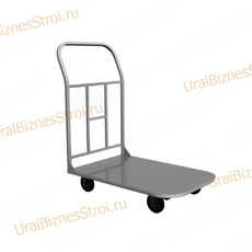 Телега грузовая платформенная ТПР-100 (500*800), г/п - 500 кг, два поворотных колеса - uralbiznesstroi.ru – Краснодар
