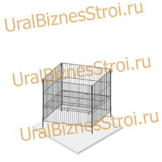 Корзина для распродаж усиленная, с регулируемым донышком 750х750х800 - uralbiznesstroi.ru – Краснодар