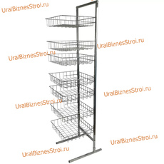 Стойка прикассовая 1800х600х450 , 7 корзин - uralbiznesstroi.ru – Краснодар