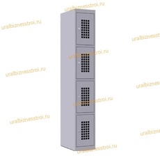  Шкаф сумочный разборный 400х500х1850 (ШхГхВ) 4-ячеечный 1х секционный S-0,7мм (Основная секция) - uralbiznesstroi.ru – Краснодар