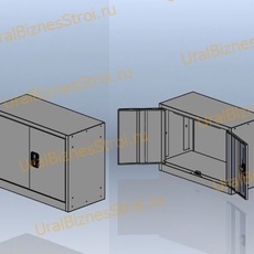 Антресоль для шкафа архивного 460*850*500 2-дверный - uralbiznesstroi.ru – Краснодар