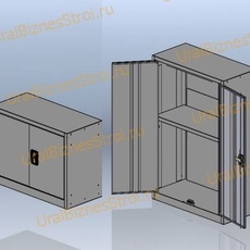 Антресоль для шкафа архивного 925*1000*400 2-дверный - uralbiznesstroi.ru – Краснодар