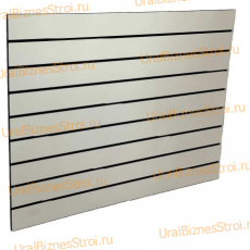 Экономпанель 1200*2400 (NS черн. МДФ) белая (Вертикально) - uralbiznesstroi.ru – Краснодар