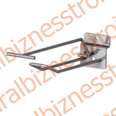 F326-300 Еврокрючок с ценник-лем,300мм,хром - uralbiznesstroi.ru – Краснодар