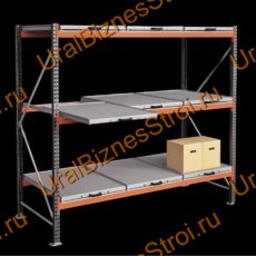 Стеллаж с выкатными платформами  2500*2700*1050 3 яруса 9 платформ - uralbiznesstroi.ru – Краснодар