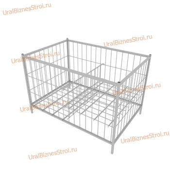 Корзина экспозиционная 1200х800х850(400) - uralbiznesstroi.ru – Краснодар