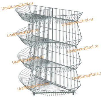 Горка из корзин полукруглая (КОШ) 3+1 облегченная - uralbiznesstroi.ru – Краснодар