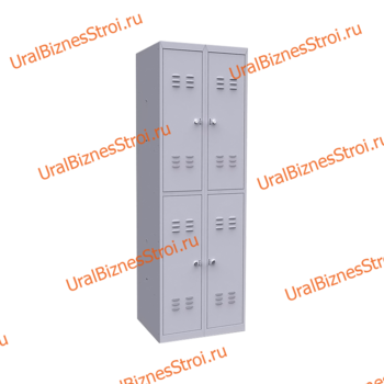 Шкаф гардеробный 4 секционный 4 двери 1850*500*800 S-0,7мм - uralbiznesstroi.ru – Краснодар