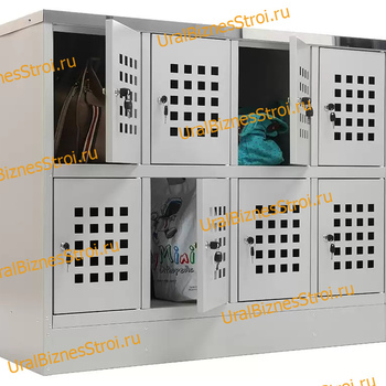  Шкаф сумочный разборный 1200х500х970 (ШхГхВ) 8-ячеечный (стол-тумба из нержавайки) - uralbiznesstroi.ru – Краснодар