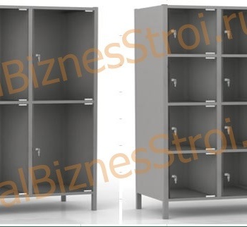  Шкаф сумочный разборный 600х500х1850 (ШхГхВ)  8-ячеечный S-0,8 мм - uralbiznesstroi.ru – Краснодар