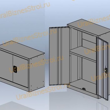 Антресоль для шкафа архивного 925*850*500 2-дверный - uralbiznesstroi.ru – Краснодар