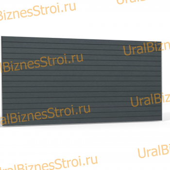 Экономпанель 2400*1200 графит (горизонтально) - uralbiznesstroi.ru – Краснодар