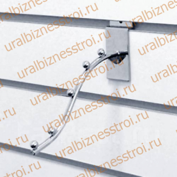 F 105-250 Кронштейн изогнутый (тонкий) с 7 шариками - uralbiznesstroi.ru – Краснодар