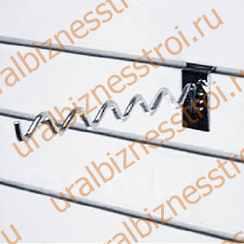 F 107 Кронштейн- змейка, 300 мм., хром - uralbiznesstroi.ru – Краснодар