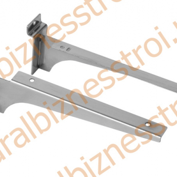 F 227 Кронштейн для полки усилен.350 мм хром,  пар - uralbiznesstroi.ru – Краснодар