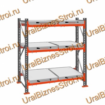 Стеллаж с выкатными платформами  2500*1800*1050 3 яруса 6 платформ - uralbiznesstroi.ru – Краснодар